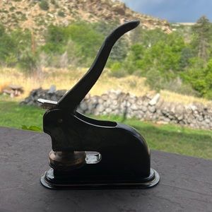 1920 Vintage Cast Iron Embosser old school authentic collectible